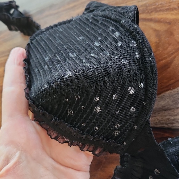 Sexy Lacey Polka Dot Bra, 32B, Underwire, Beautiful, Pretty - Picture 8 of 8